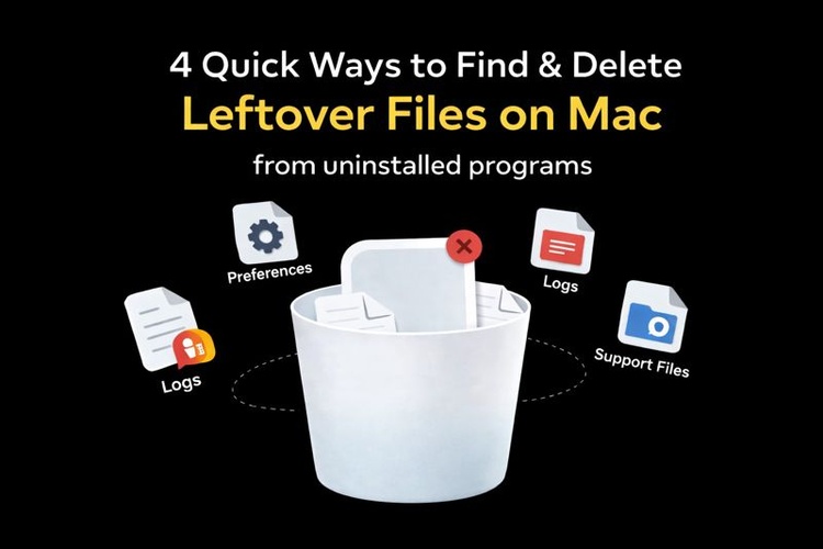 Delete Leftover Files on Mac