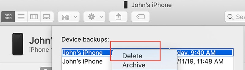 Delete Old Iphone and Ipad Backups