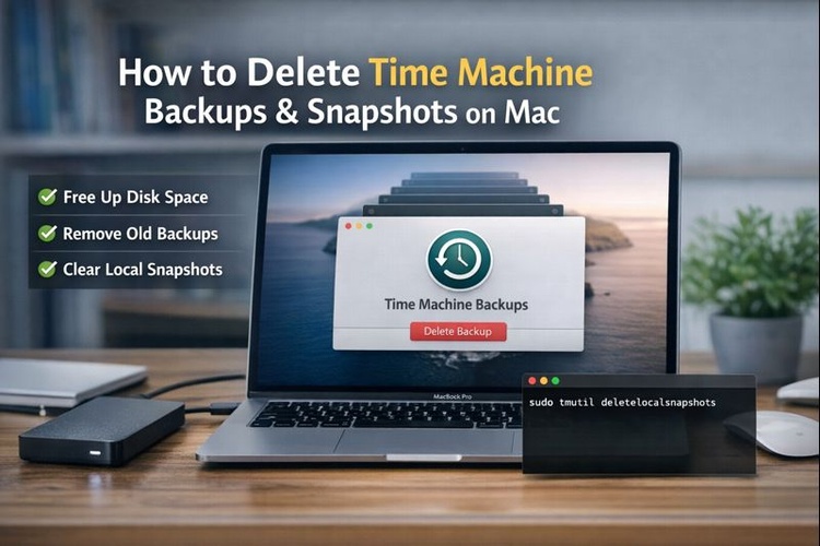 Delete Time Machine Backups on Mac