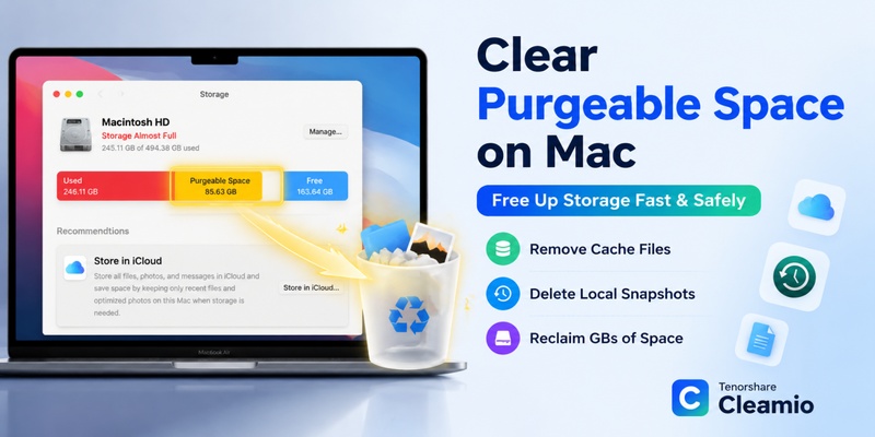 How to Clear Purgeable Space on Mac