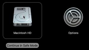 Mac Continue in Safe Mode