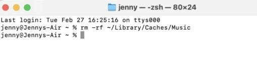 Mac Terminal Delete Temp Files