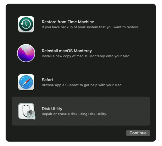open disk utility