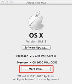 About This Mac