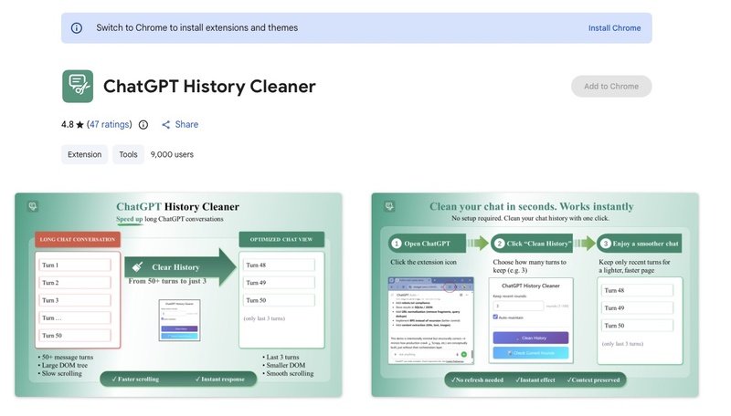 Chatgpt History Cleaner