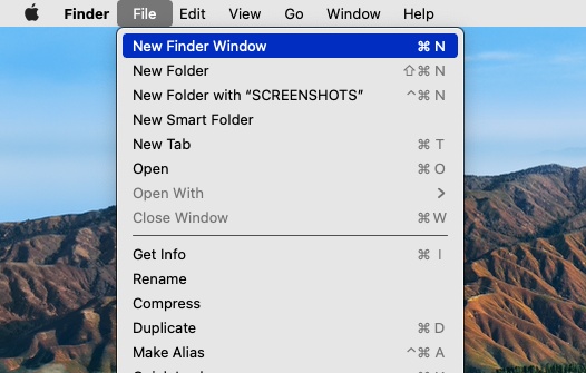 Create New Fider Window