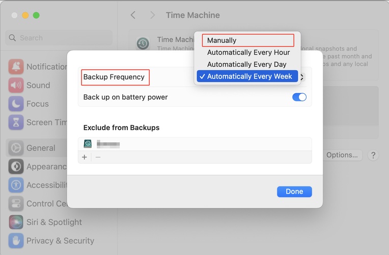 Disable Time Machine Automatic Backups