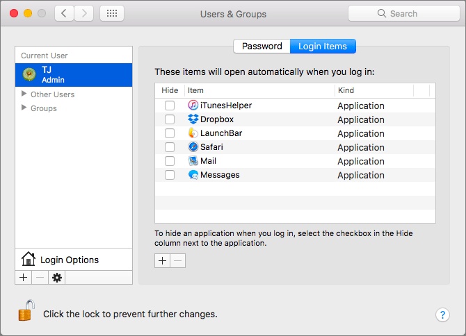 Find Login Items on Macos Monterey or Later