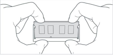 Install New Ram Module into Memory Slot