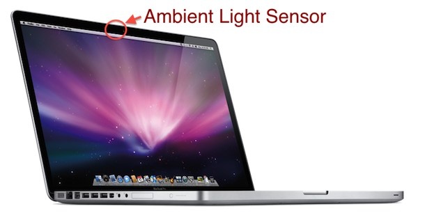 Macbook Ambient Light Sensor