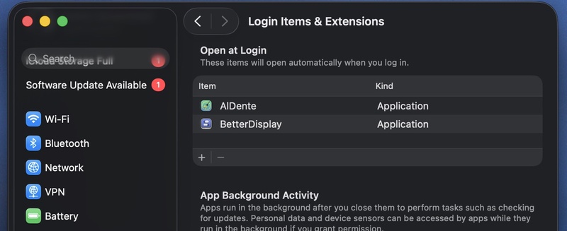 Manage and Disable Mac Login Items