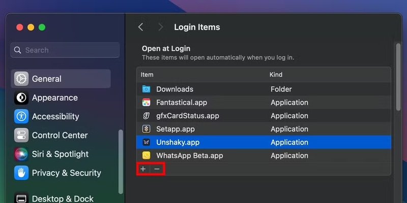 Manage Mac Login Items
