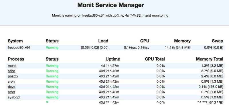 Monit System Monitor