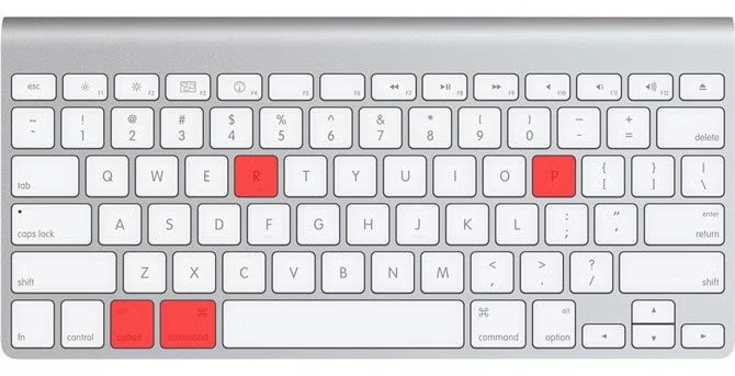Reset Nvram Shortcut Keys