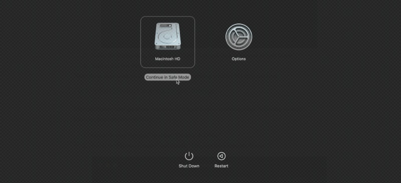 Boot Mac into Safe Mode