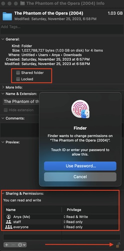 Change Mac File Permission