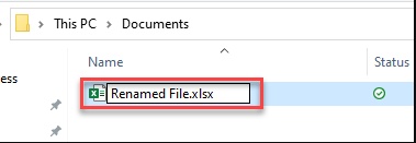 Shortcut to Rename Excel Files in Wino