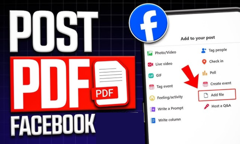 How To Add Pdf To Facebook Post