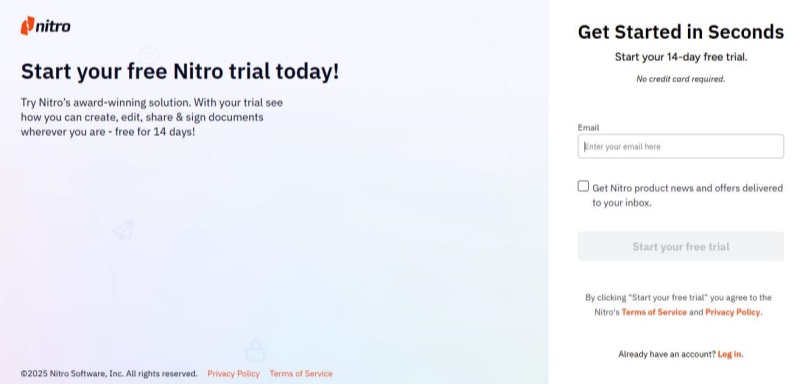 14 days trial of nitro pro