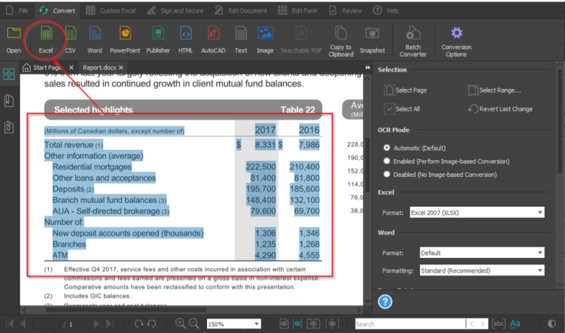 able2extract excel icon