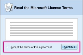  accept the microsoft office 2007 license terms
