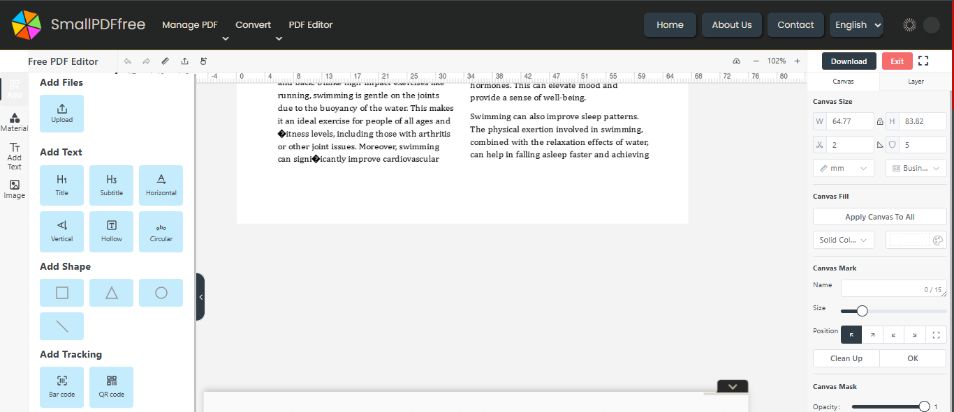 add pages to pdf online simplepdf