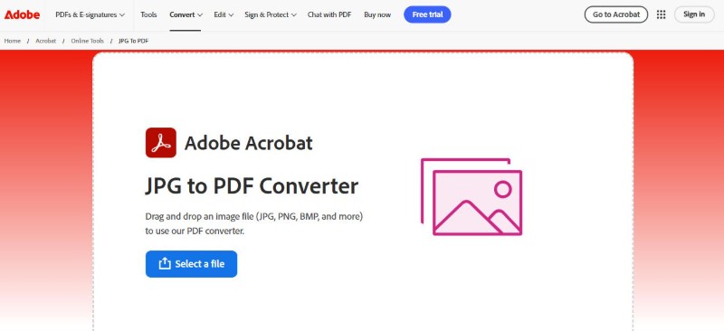 adobe acrobat jpg to pdf converter