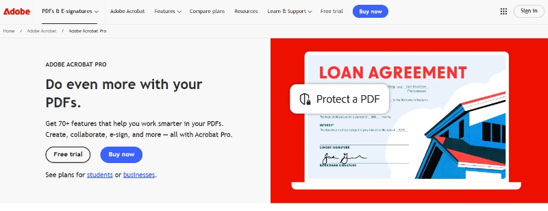 adobe acrobat pro best pdf editor for ipad pro