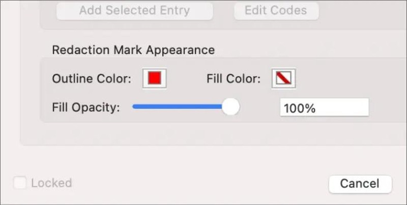 adobe acrobat redaction mark appearance