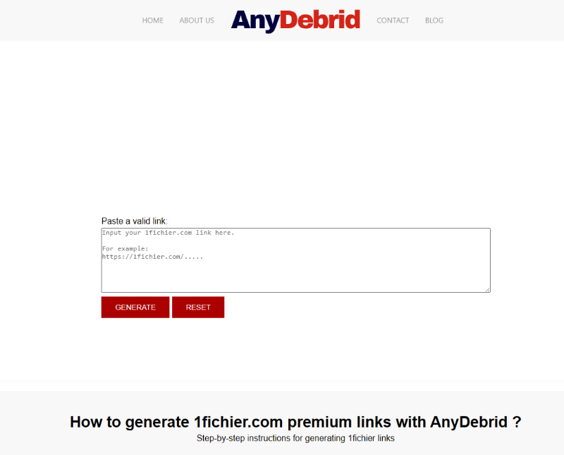 anydebrid 1fichier downloader