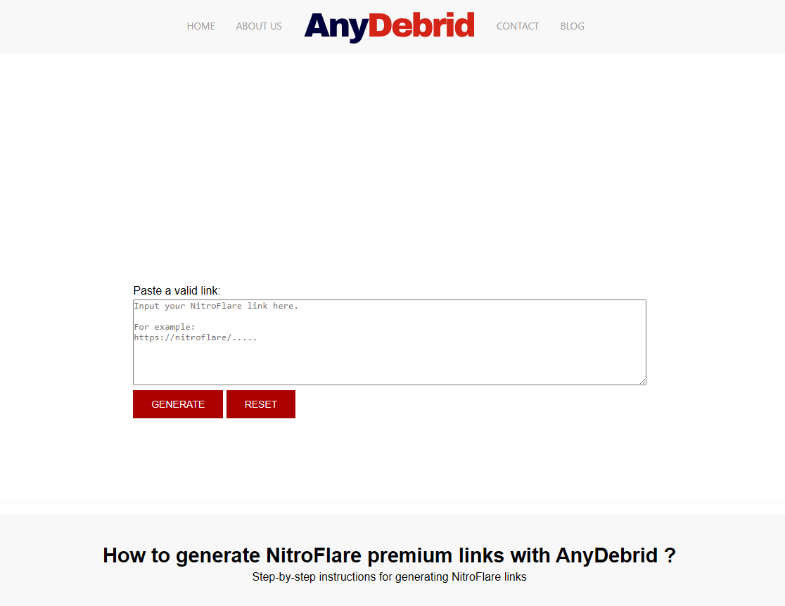 anydebrid nitroflare premium link generator