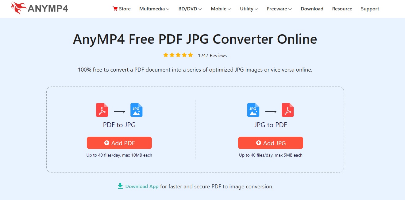 anymp4 pdf to jpg mac