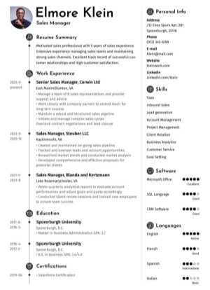 ats-friendly resume template 2