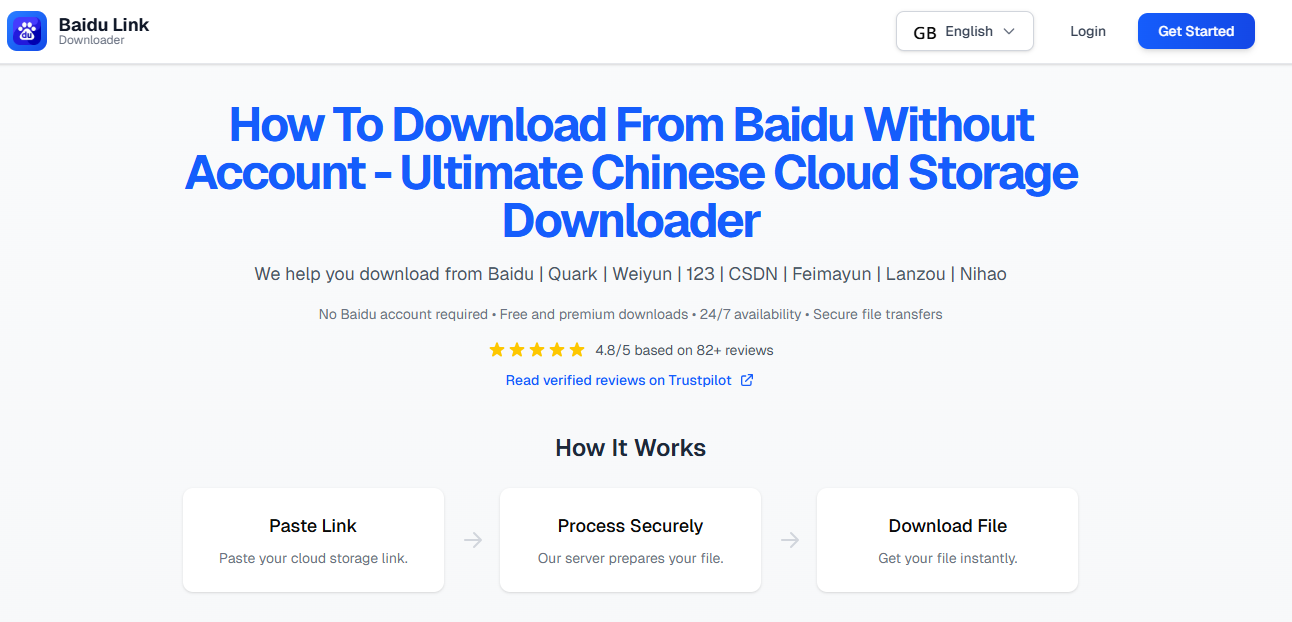 baidu link downloader