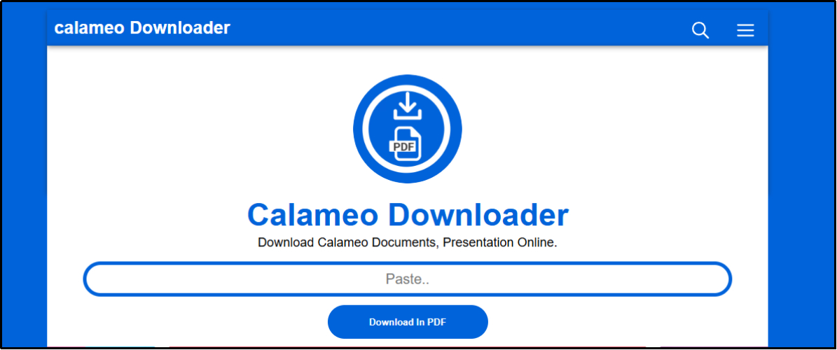 calameo downloader online tool