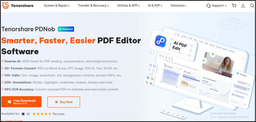 pdnob pdf editor download page