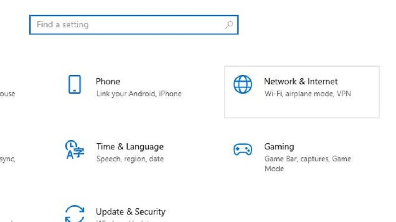 check internet connection 