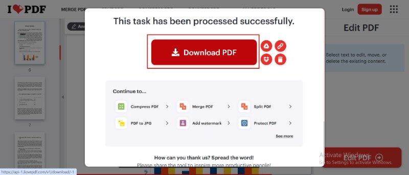  click download pdf button