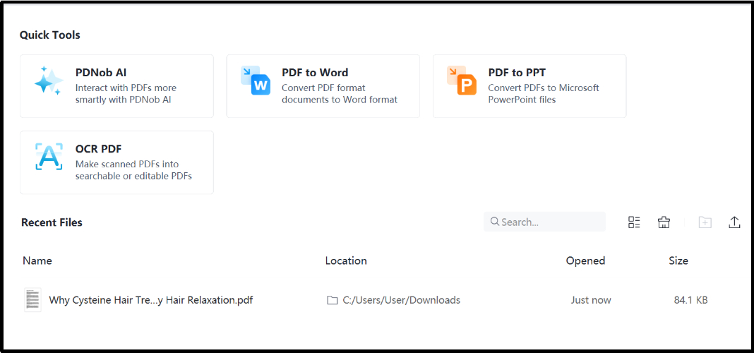 PDNob PDF Editor