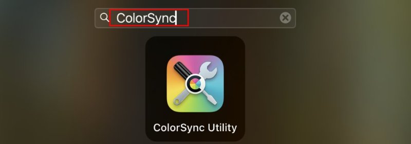 colorsync utility