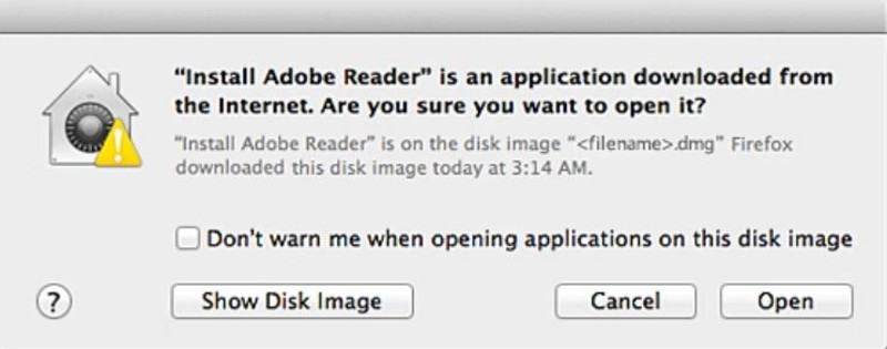 confirm install adobe reader