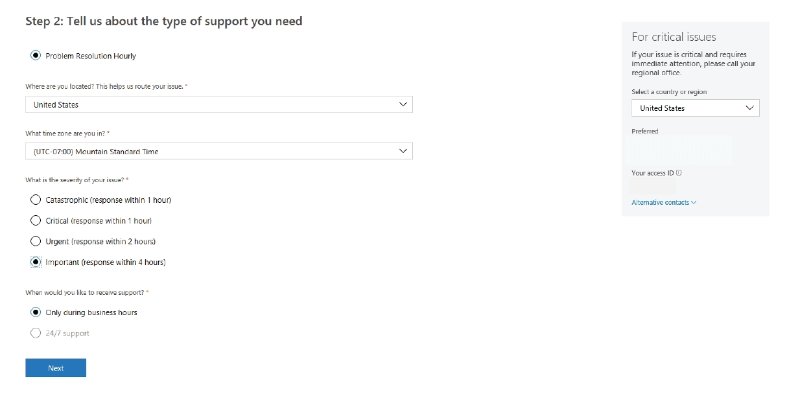  contact microsoft support