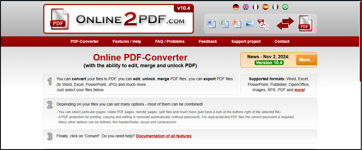 convert pdf to rtf with online 2 pdf 