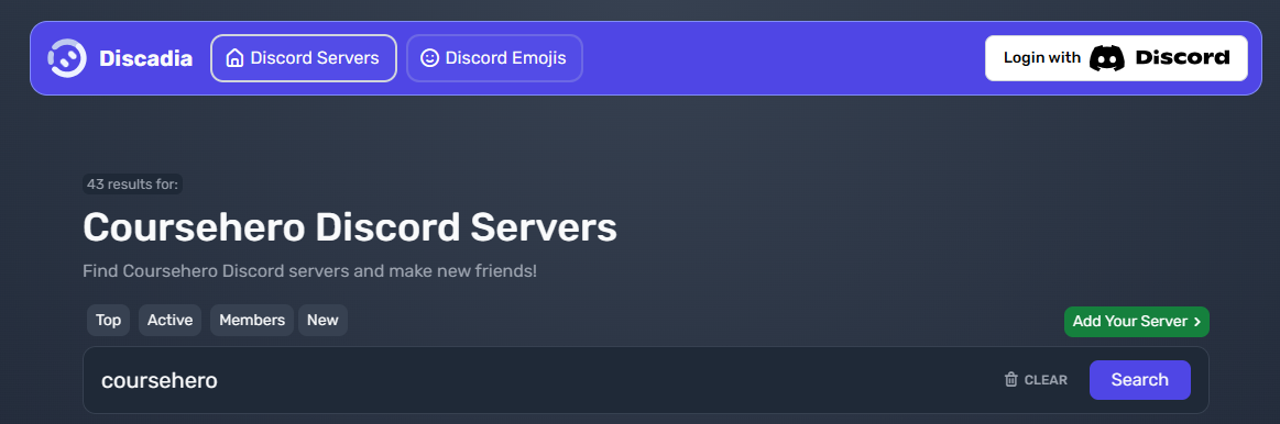 course hero unlocker discord