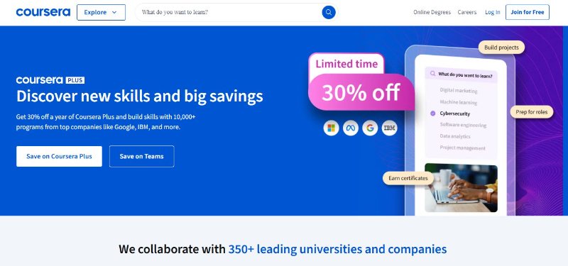 coursera khan academy alternative