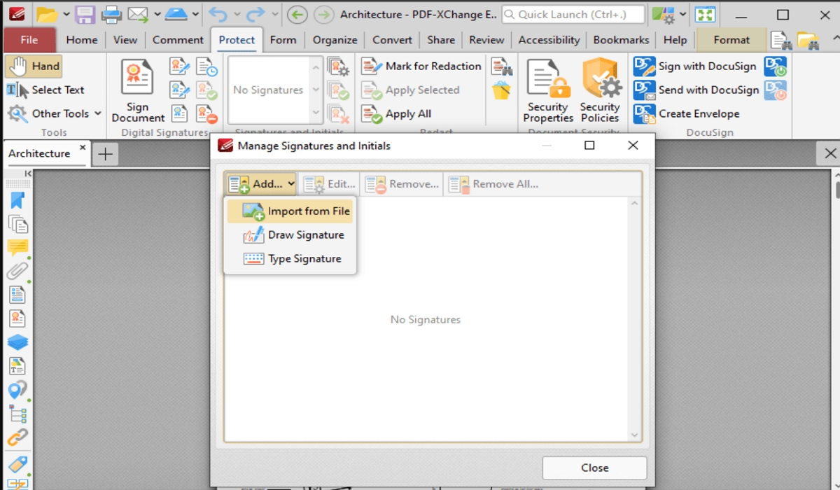How to Create an Electronic Signature in PDF-XChange Editor