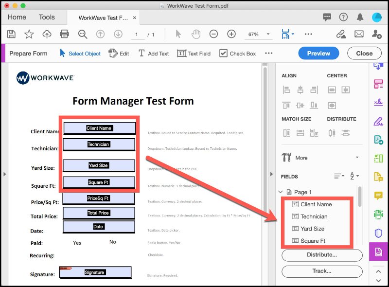 create fillable pdf in adobe