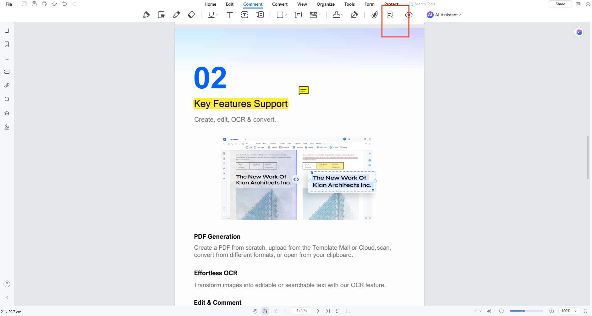 create lists of highlights and notes