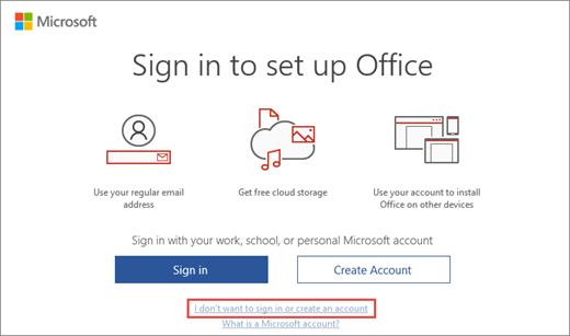  create Microsoft account