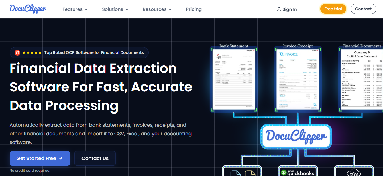 docuclipper best ocr software for invoice processing